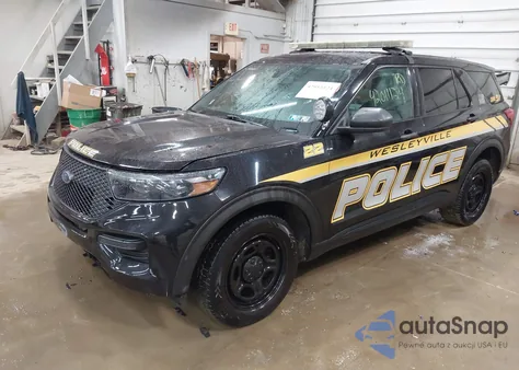 2022 Ford Police Interceptor из США, поврежденный, VIN 1FM5K8AB9NGA00278